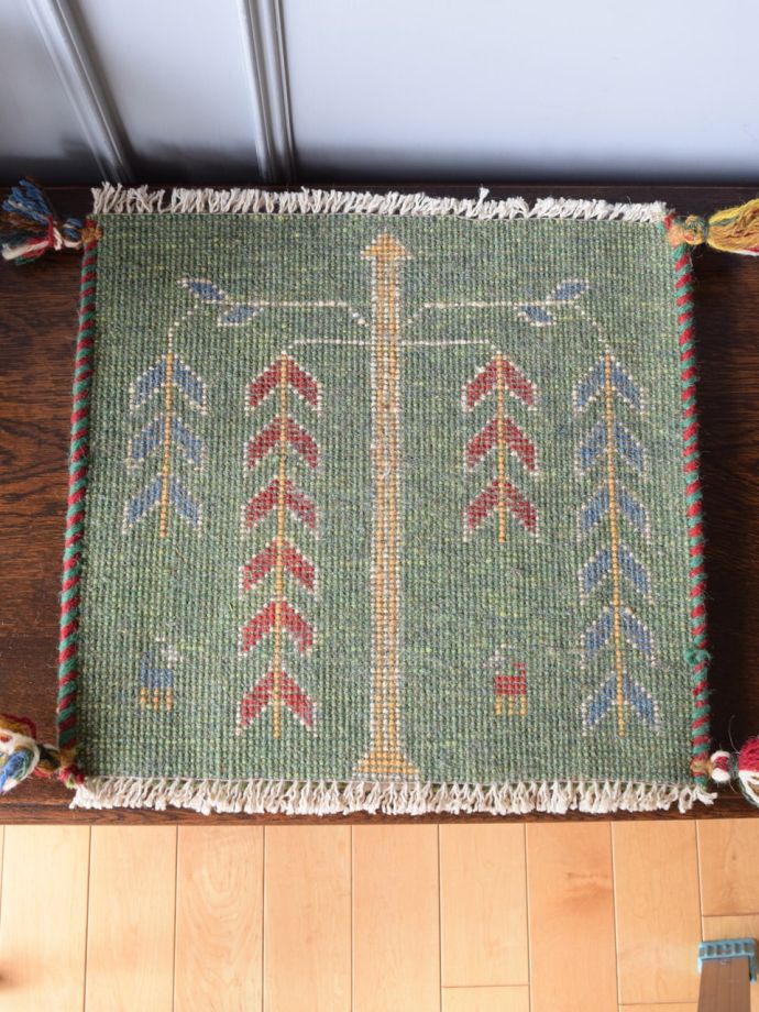 ギャッベの裏面