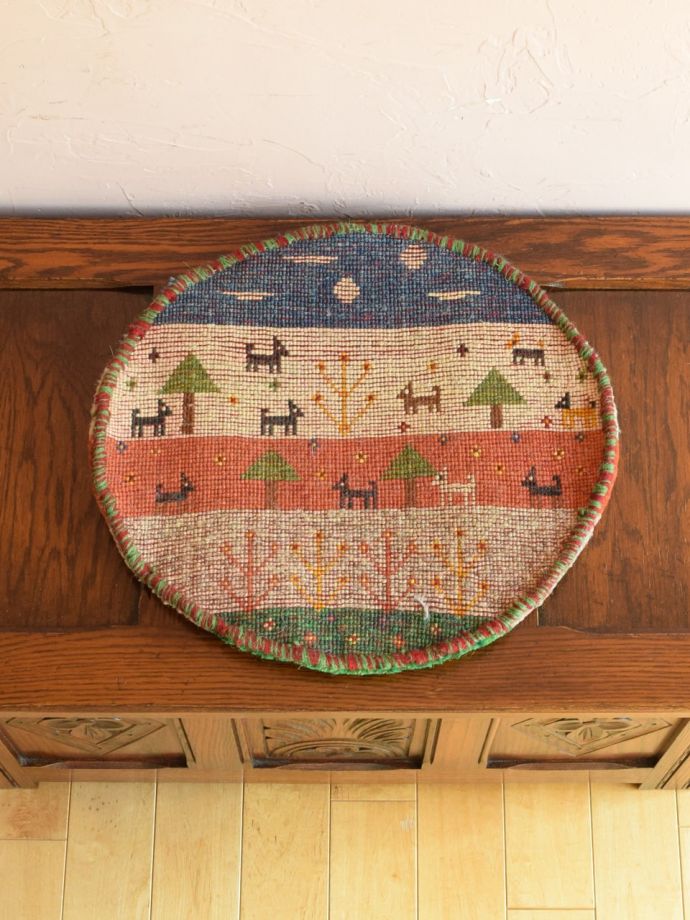 ギャッベの裏面