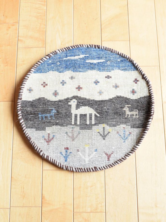 ギャッベの裏面