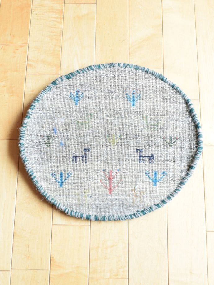 ギャッベの裏面