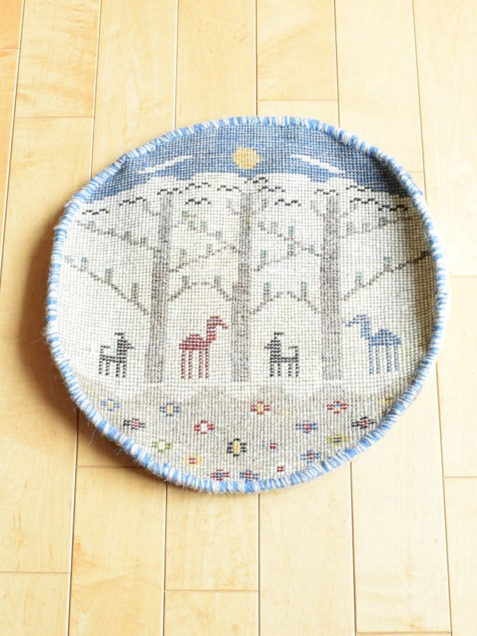 ギャッベの裏面