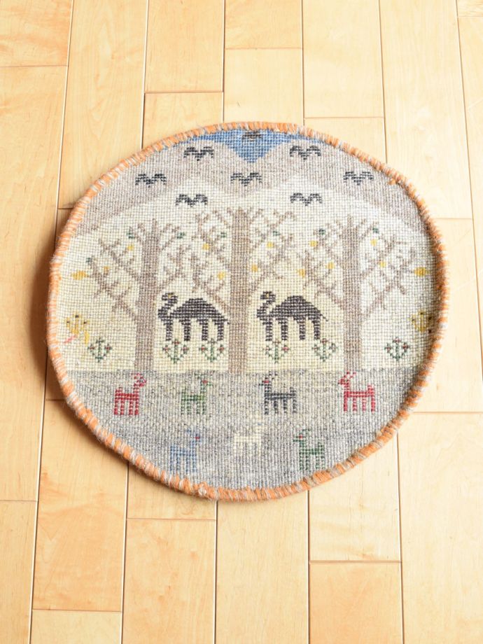 ギャッベの裏面