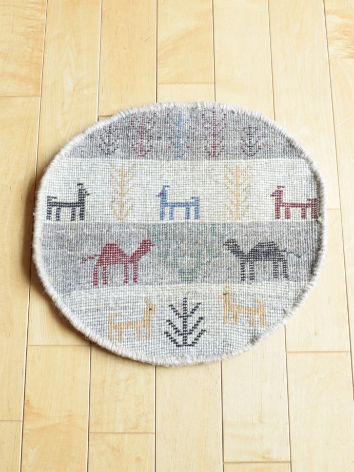 ギャッベの裏面