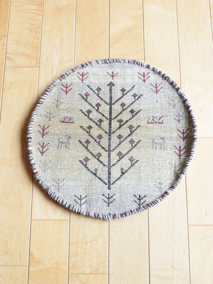 ギャッベの裏面