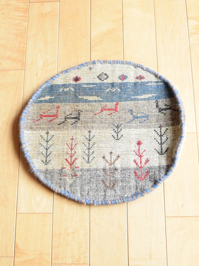 ギャッベの裏面