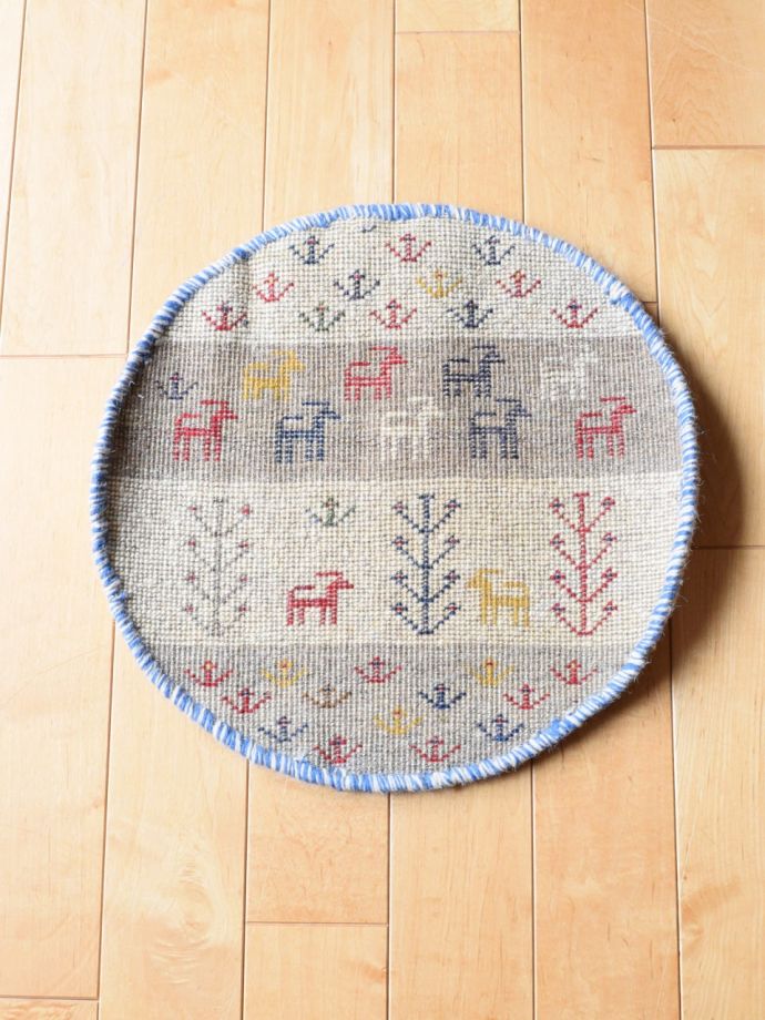 ギャッベの裏面