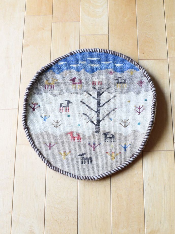 ギャッベの裏面