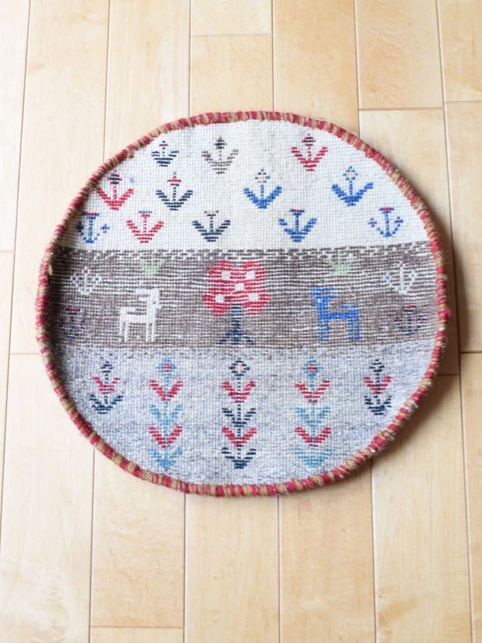 ギャッベの裏面