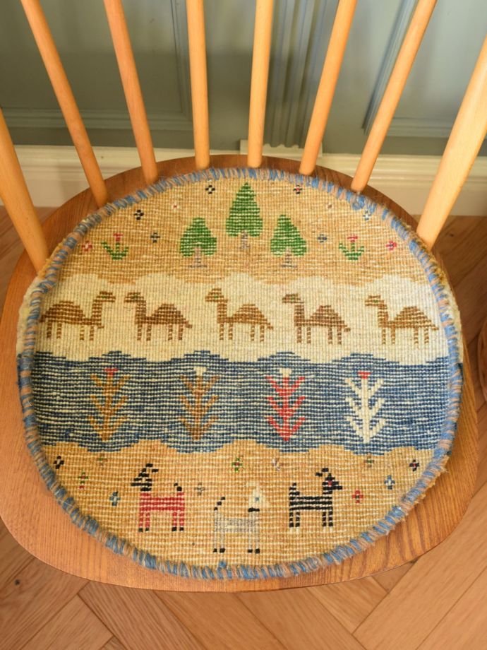 ギャッベの裏面