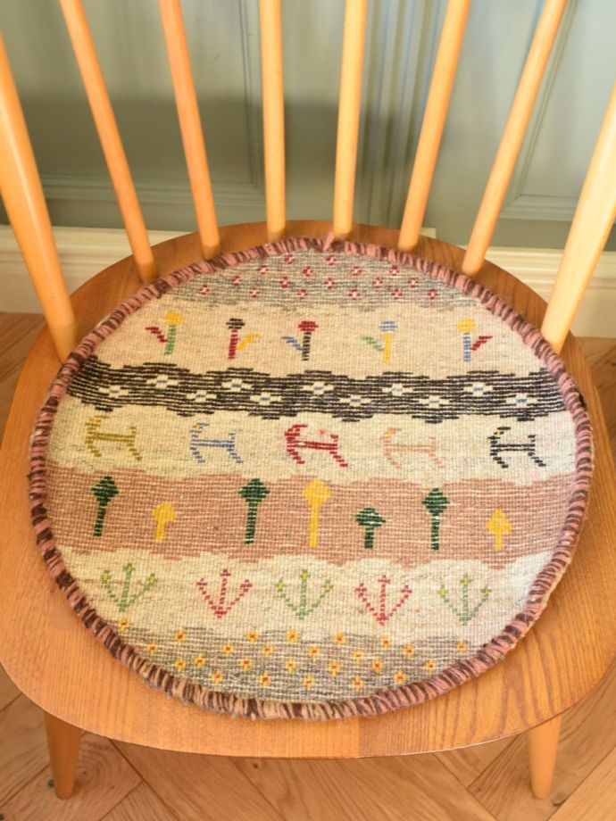 ギャッベの裏面