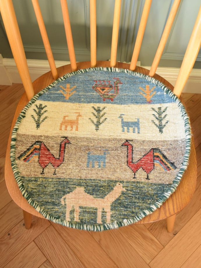 ギャッベの裏面