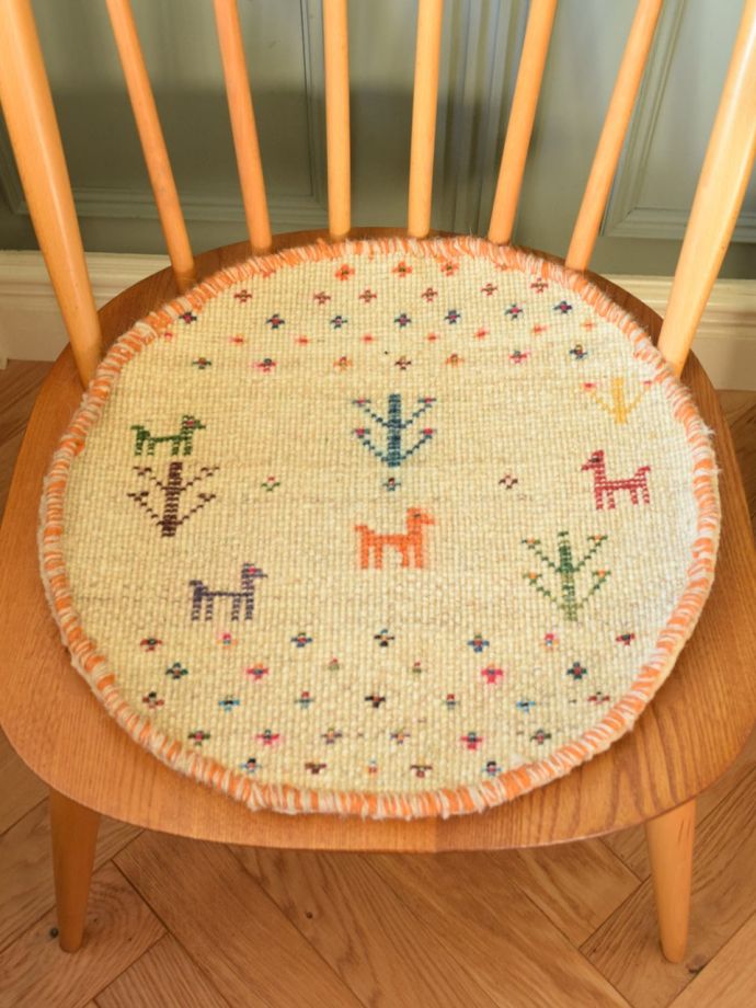 ギャッベの裏面