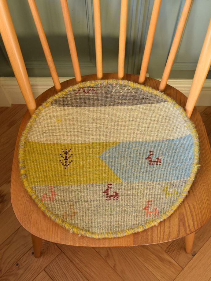 ギャッベの裏面