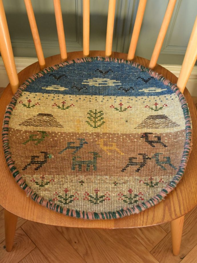 ギャッベの裏面