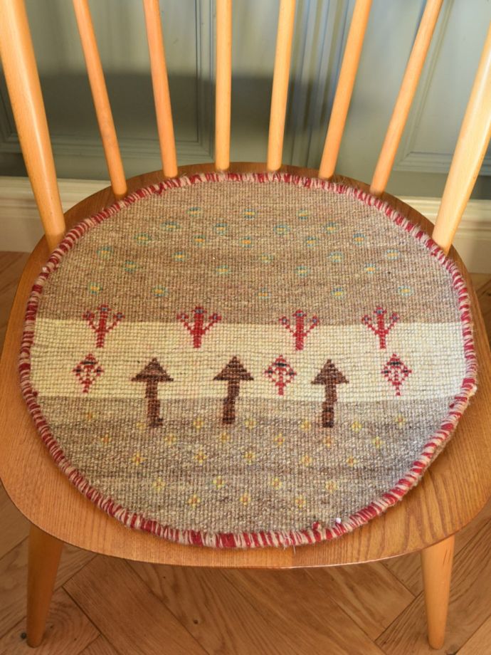 ギャッベの裏面