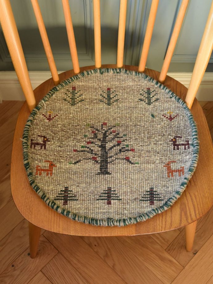 ギャッベの裏面