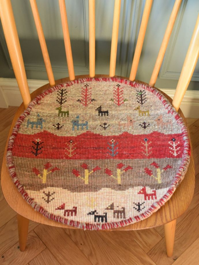 ギャッベの裏面