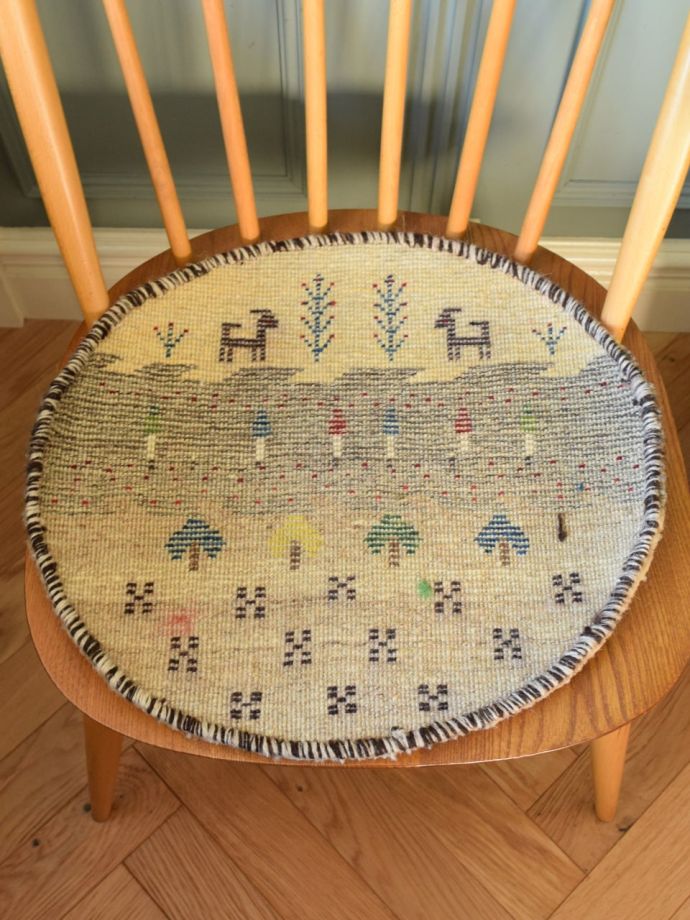 ギャッベの裏面