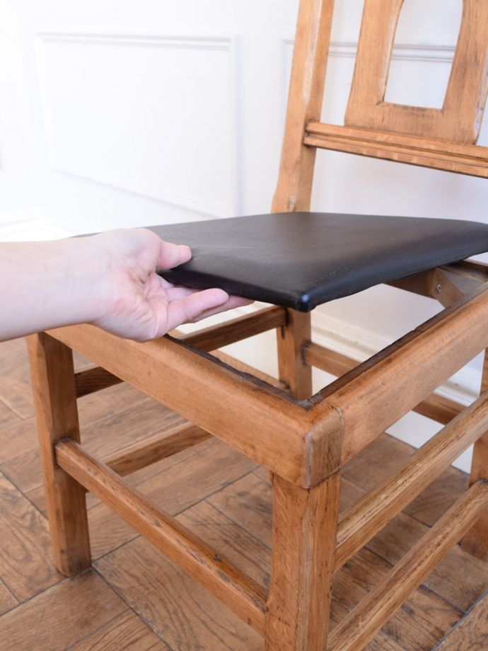 取り外しできる座面