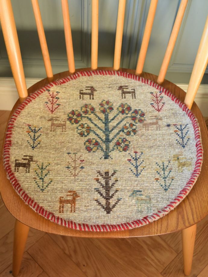 ギャッベの裏面