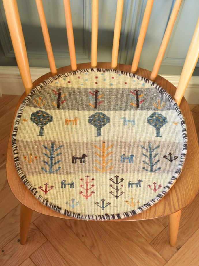 ギャッベの裏面