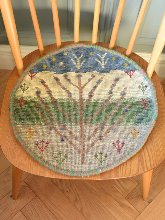 ギャッベの裏面