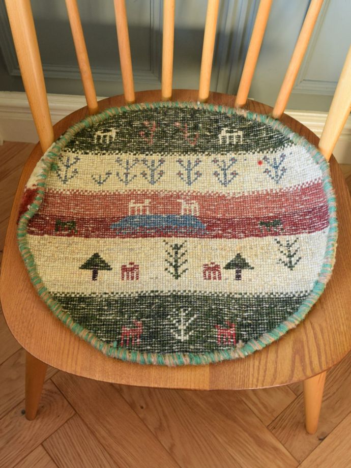 ギャッベの裏面