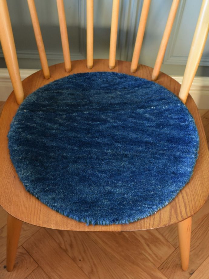 丸い形のギャッベ