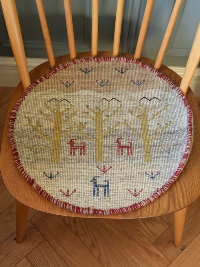 ギャッベの裏面