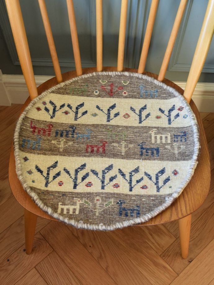 ギャッベの裏面