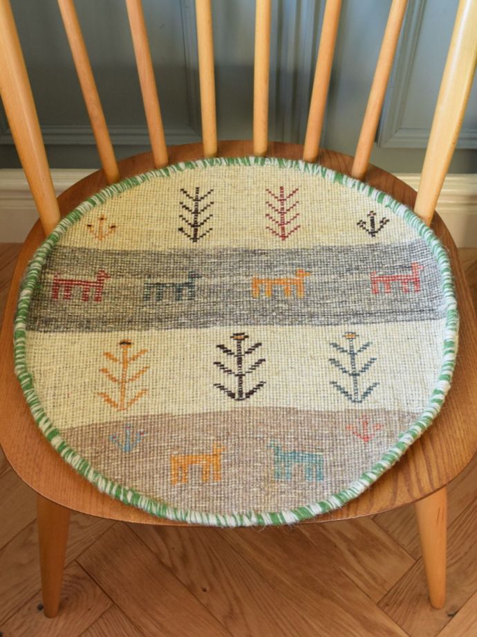 ギャッベの裏面