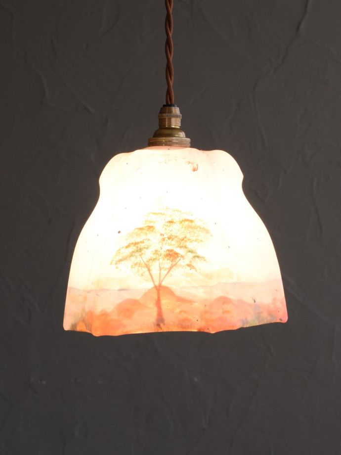 アンティークの照明、ペンダントライト