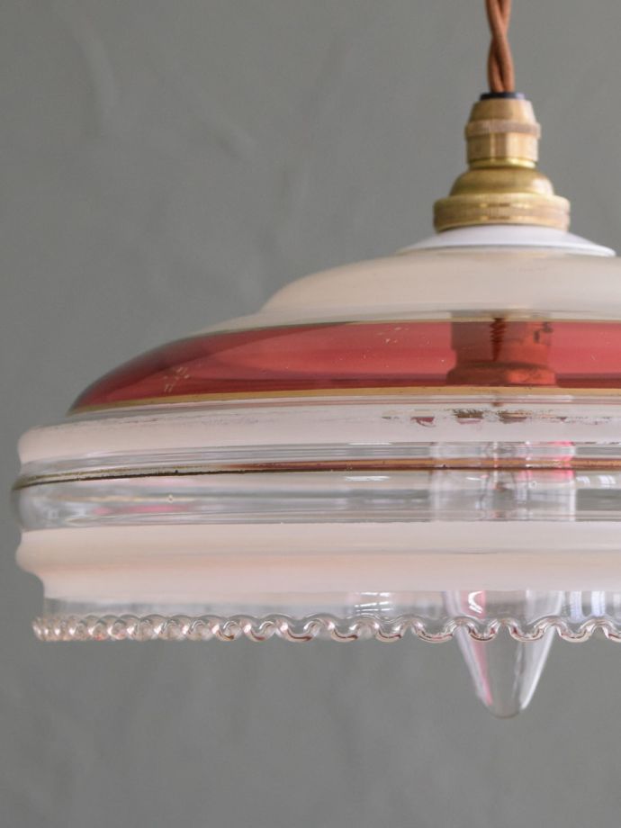 アンティークガラスのシェード