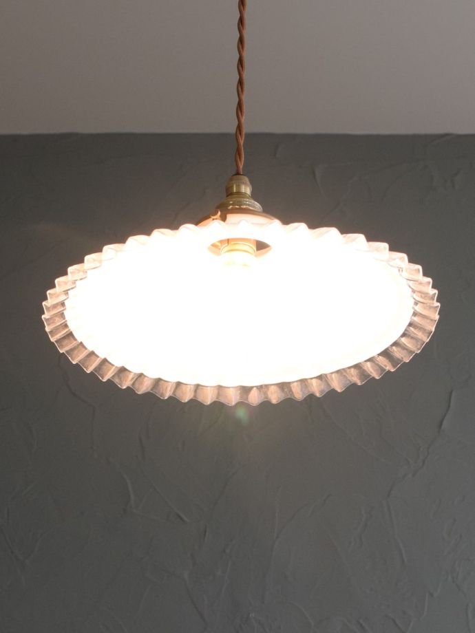 アンティーク照明の美しい灯り