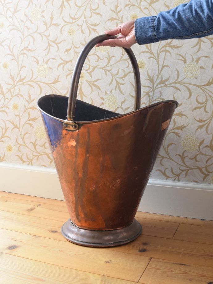アンティークのコールバケツ