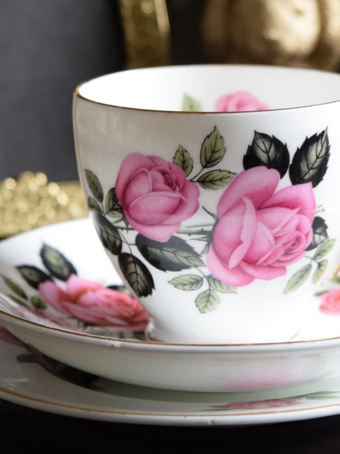 Argyleのカップ＆ソーサー(トリオ)