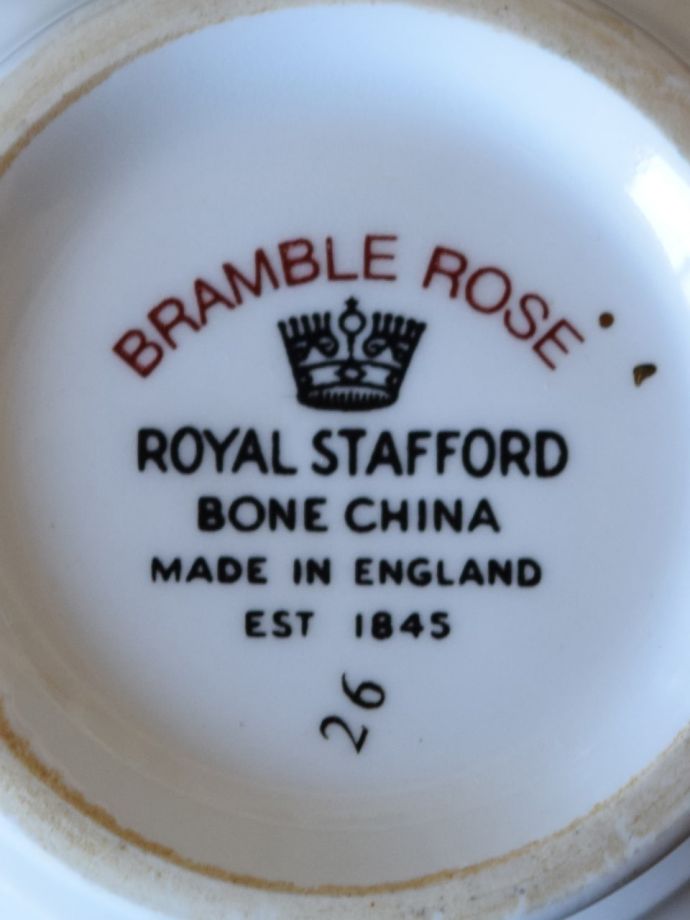 ロイヤルスタッフォードのバックスタンプ