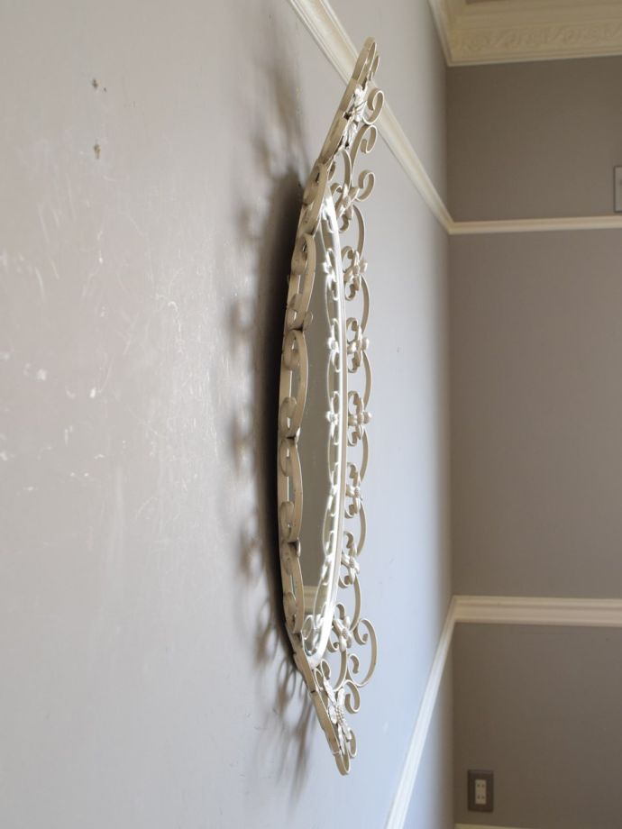 アンティークミラーの側面