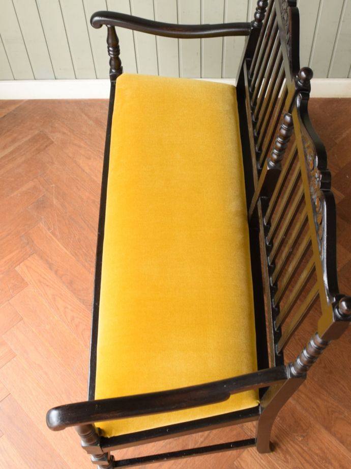 アンティークソファの座面