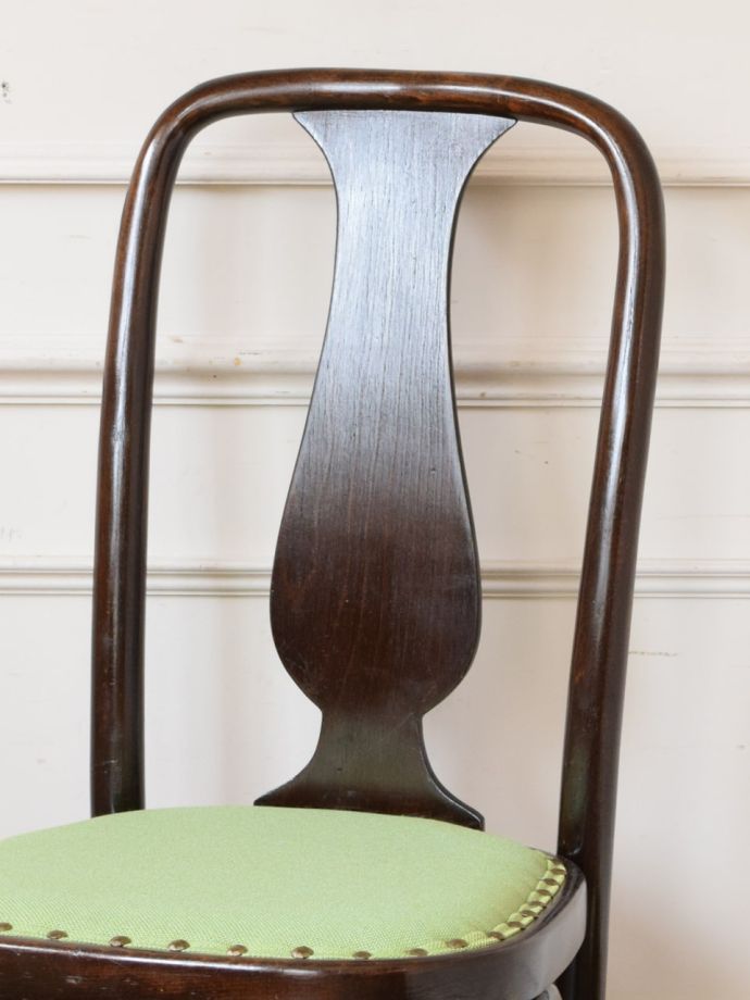 ベントウッドチェアの背もたれ