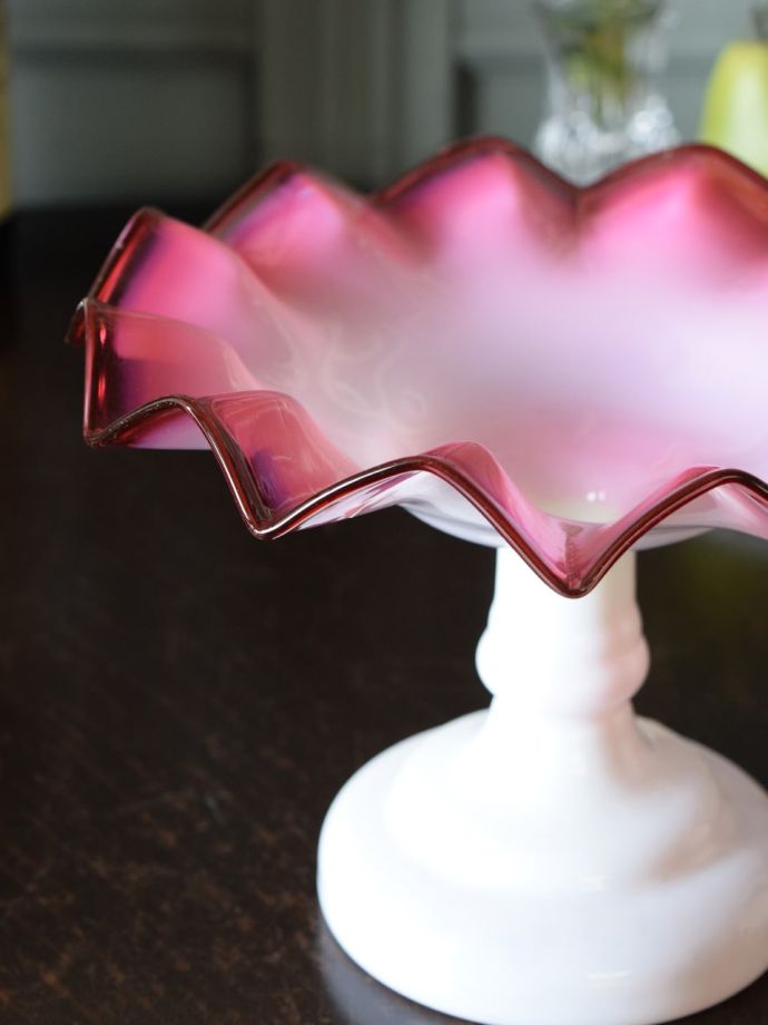 アンティークガラスの器