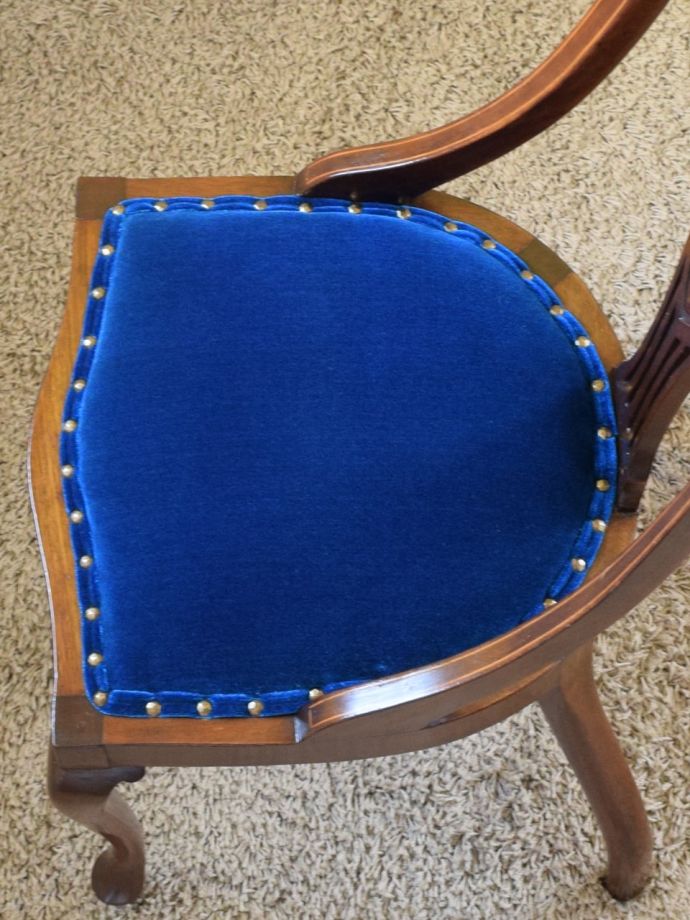 アンティークの椅子の座面