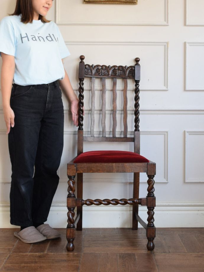 英国アンティークのダイニングチェア