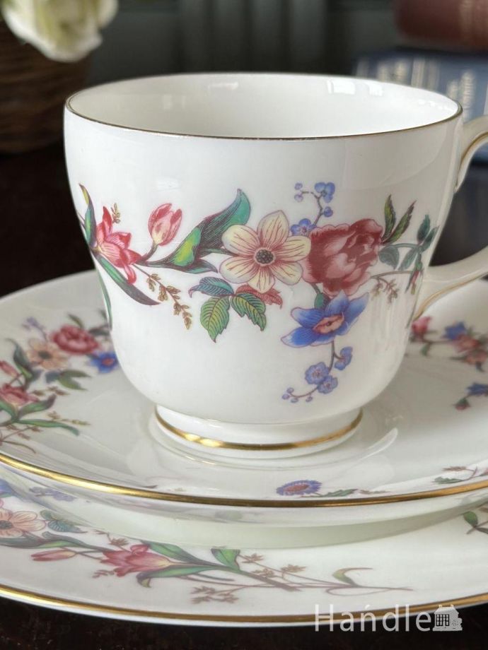 アンティークのカップ&ソーサー(トリオ)