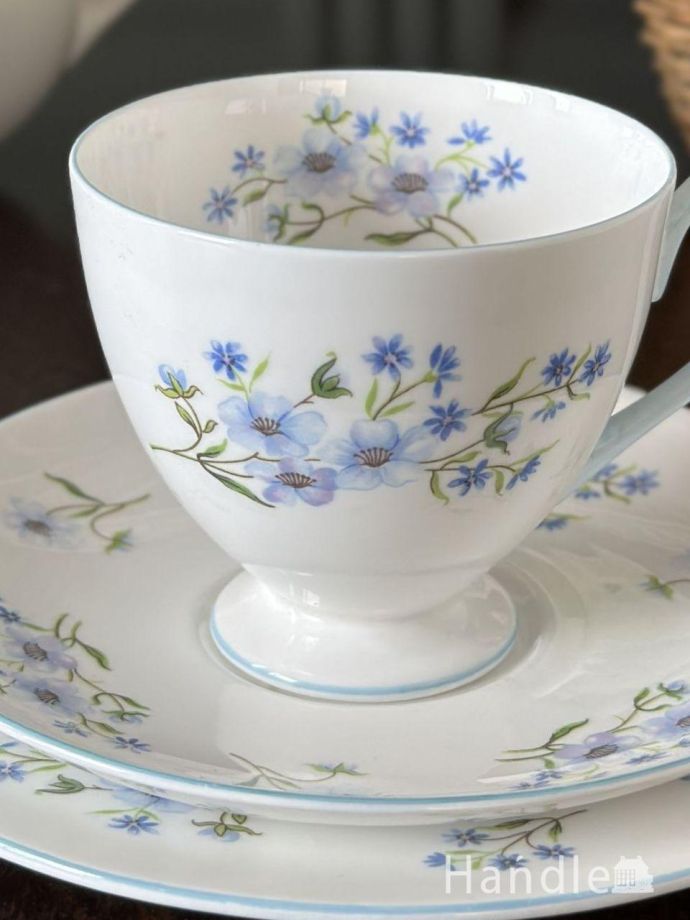 アンティークのカップ&ソーサー(トリオ)