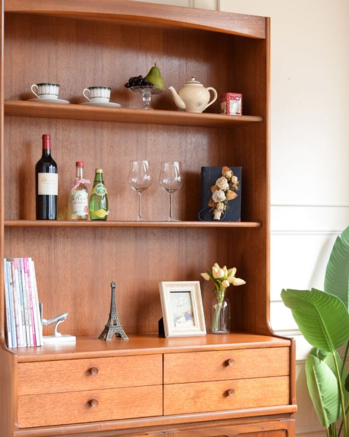 アンティークのキャビネット アンティーク家具 ネイサン カップボード ヴィンテージ家具が醸し出すあたたかさ。(m-692-f)