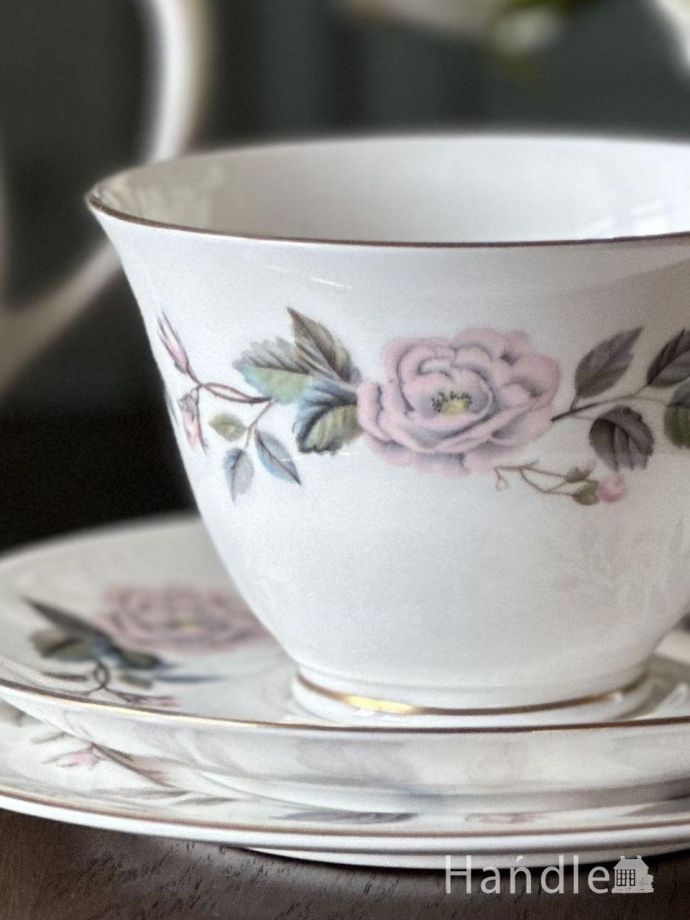 アンティークのカップ&ソーサー(トリオ)