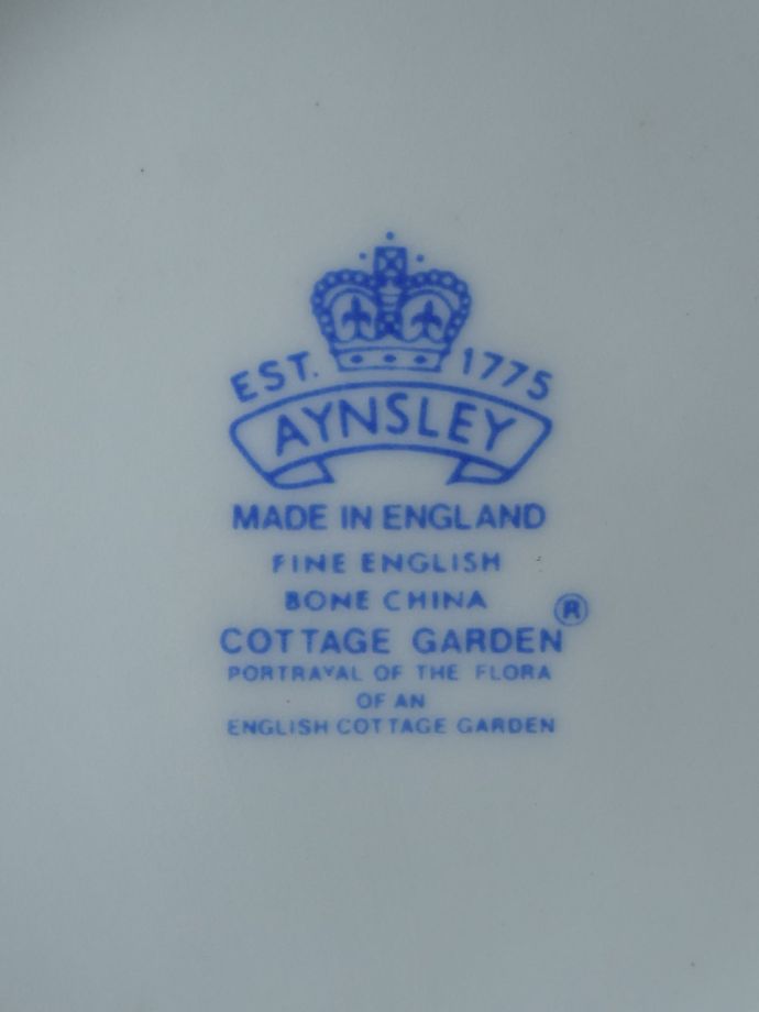 エインズレイのバックスタンプ