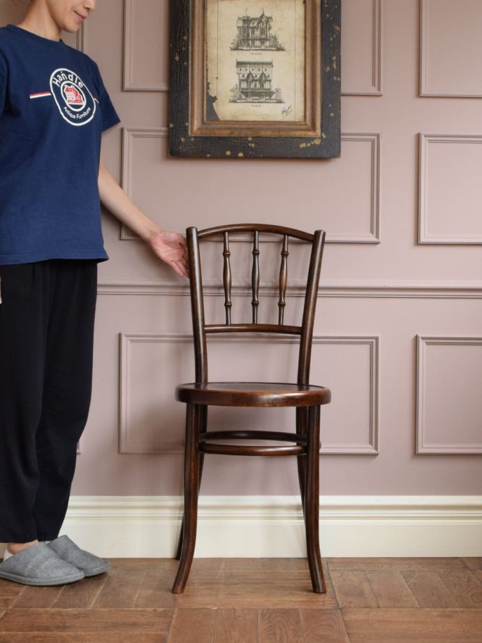 英国アンティークのベントウッドチェア