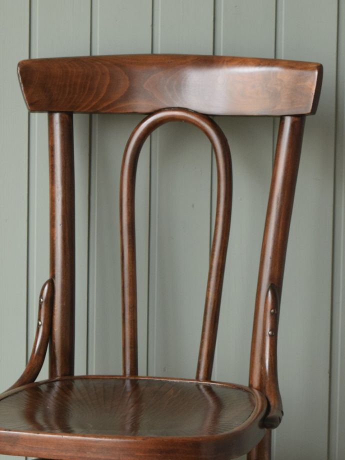 ベントウッドチェアの背もたれ